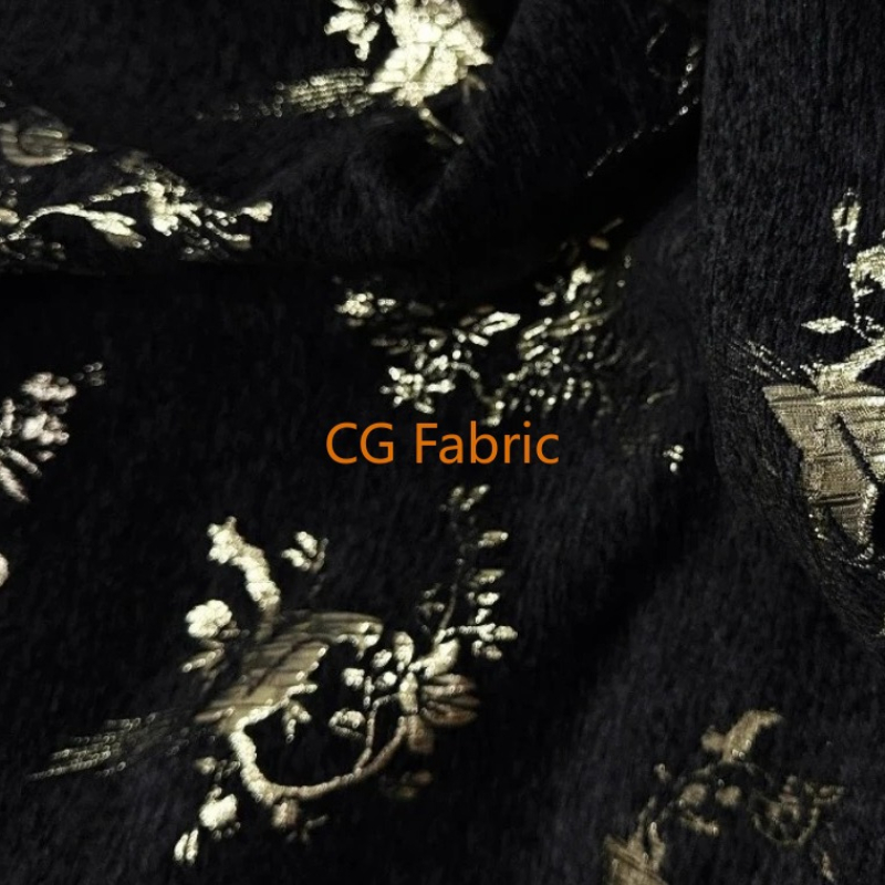 Gold Thread Chenille Jacquard  - огляд і ціна Home Textiles Luxury Curtains