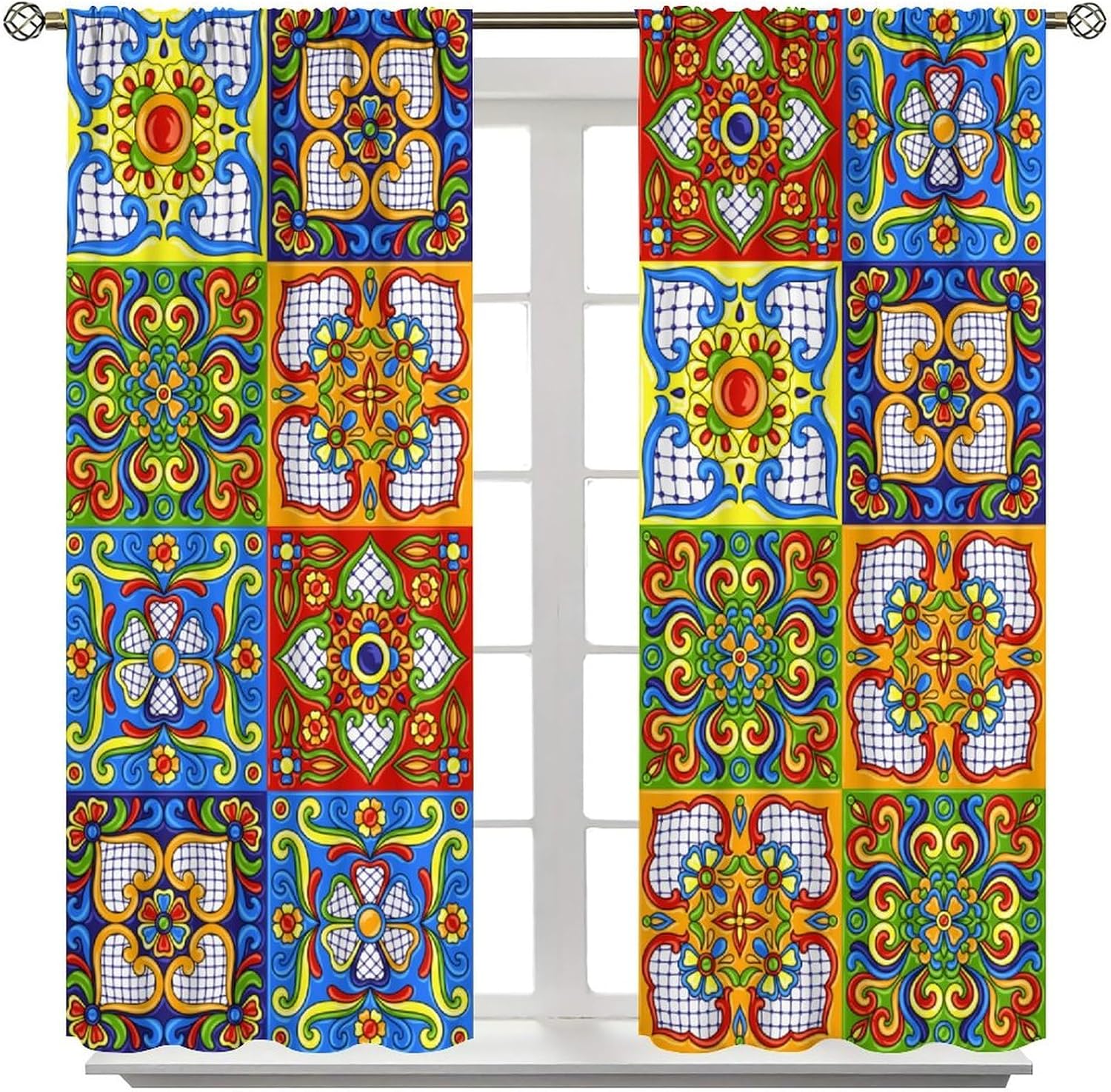 Luxurious Bohemian Moroccan Pa - огляд і ціна Home Textiles Luxury Curtains