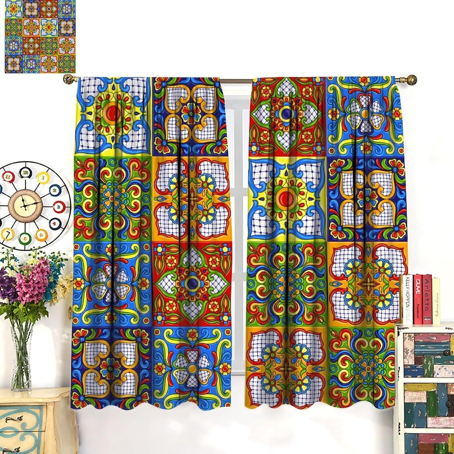 Luxurious Bohemian Moroccan Pa - огляд і ціна Home Textiles Luxury Curtains