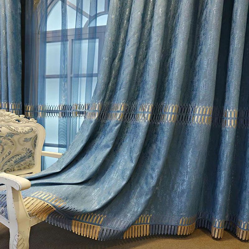 Luxury Embroidered Blackout Cu - огляд і ціна Home Textiles Luxury Curtains
