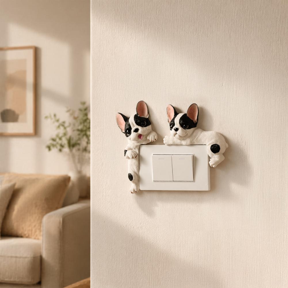 3D French Bulldog Resin Light  - огляд і ціна Home Textiles France