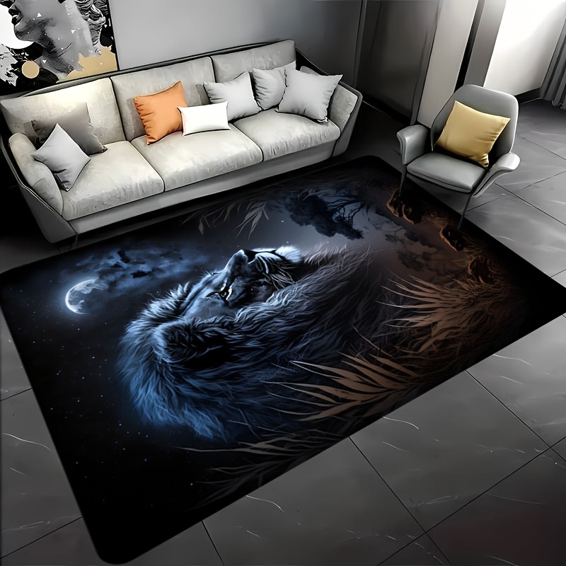 Starry Night Lion Floor Mat -  - огляд і ціна Home Textiles Design