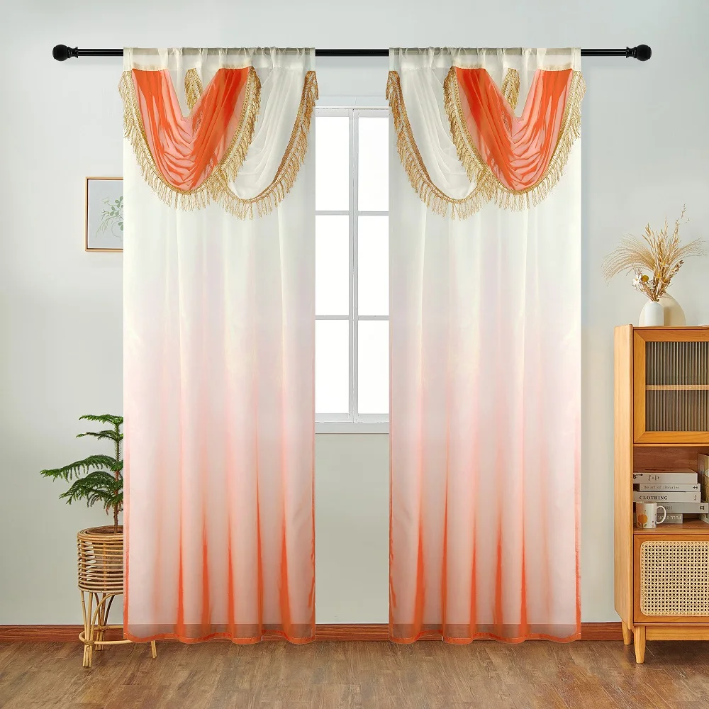 NAPEARL Blue Curtain Head Wave - огляд і ціна Home Textiles Luxury Curtains