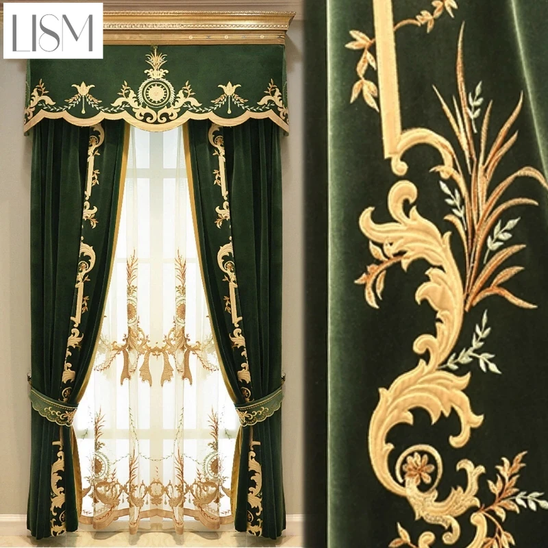 European Luxury Curtains for L - огляд і ціна Home Textiles Luxury Curtains