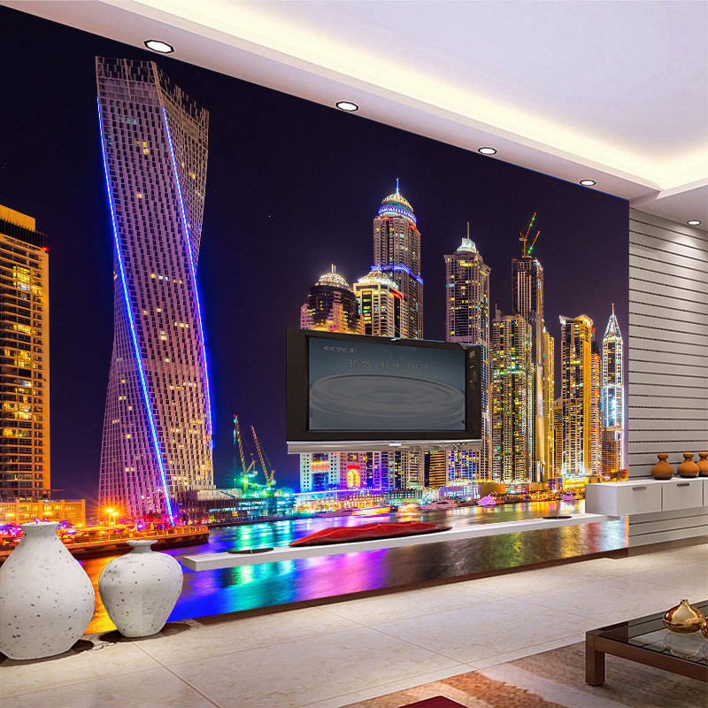 Custom 3D Photo Night View Cit - огляд і ціна Home Textiles City