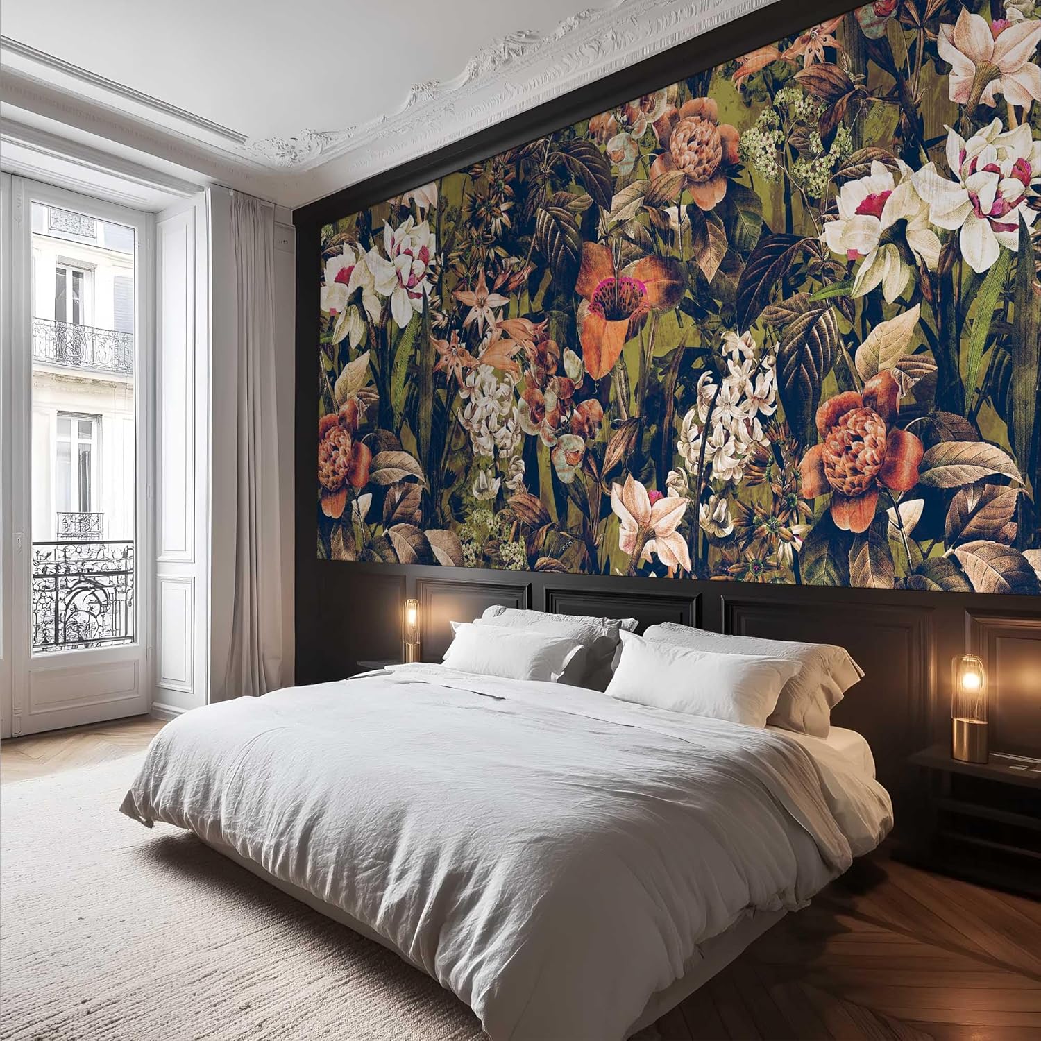 Luxury Floral Tapestry Bed Bac - огляд і ціна Home Textiles Luxury Curtains