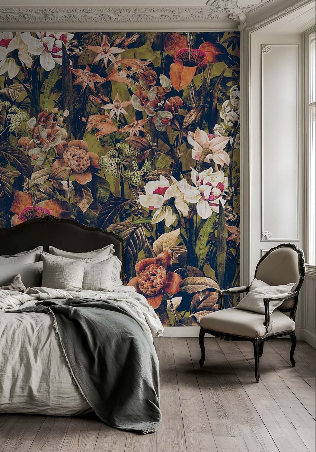 Luxury Floral Tapestry Bed Bac - огляд і ціна Home Textiles Luxury Curtains