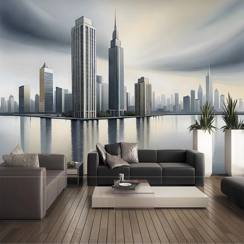 Custom 3D Wall Mural Geometric - огляд і ціна Home Textiles City