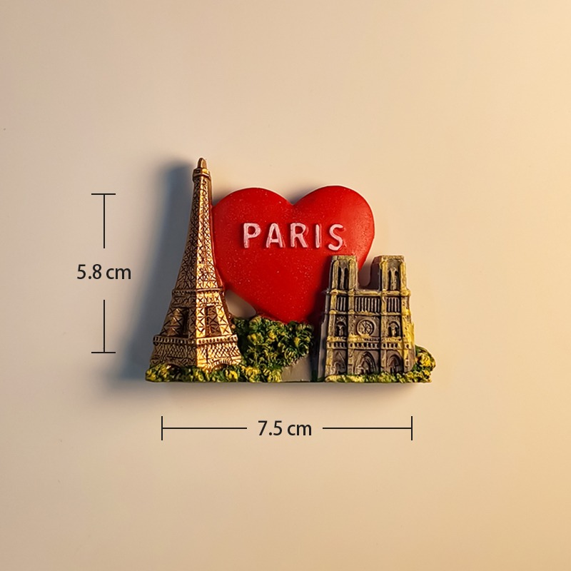 Eiffel Tower France 3D Fridge  - огляд і ціна Home Textiles France