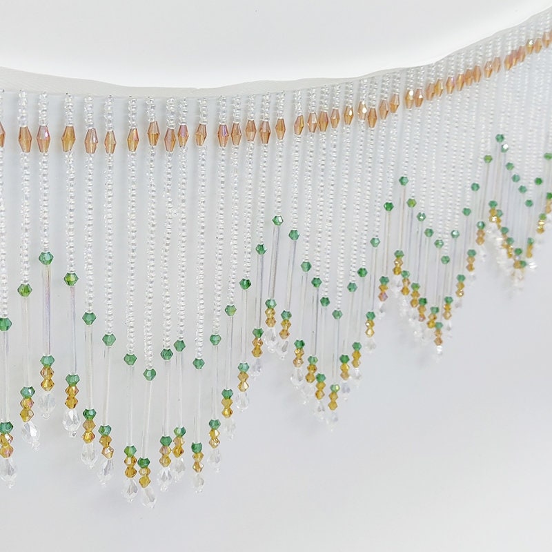 Handmade Beaded Fringe Trim, L - огляд і ціна Home Textiles Luxury Curtains
