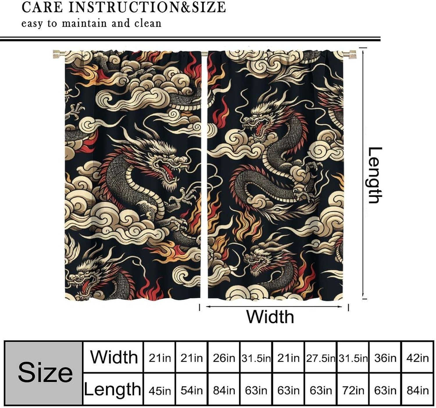 Luxurious Asian Dragon Curtain - огляд і ціна Home Textiles Luxury Curtains