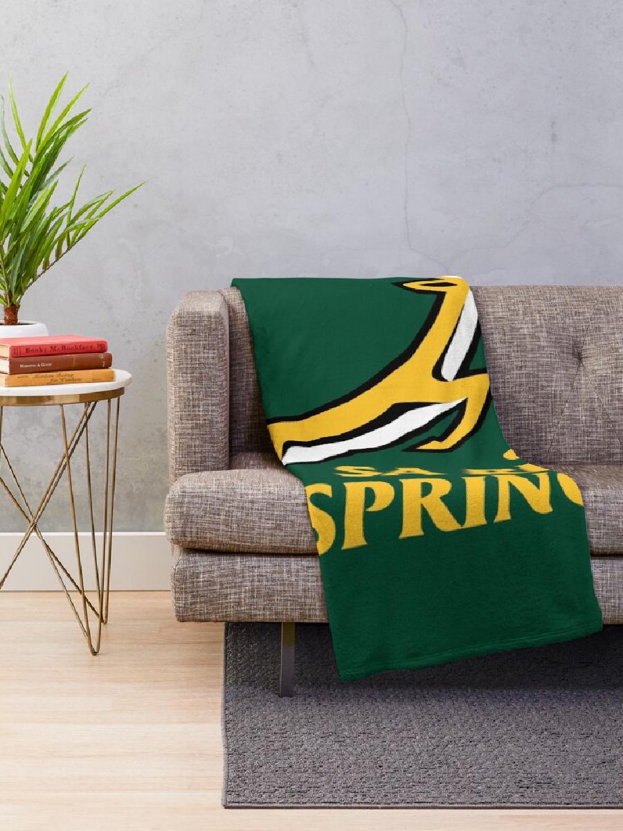 Springbok Rugby Throw Blanket  - огляд і ціна Home Textiles Design