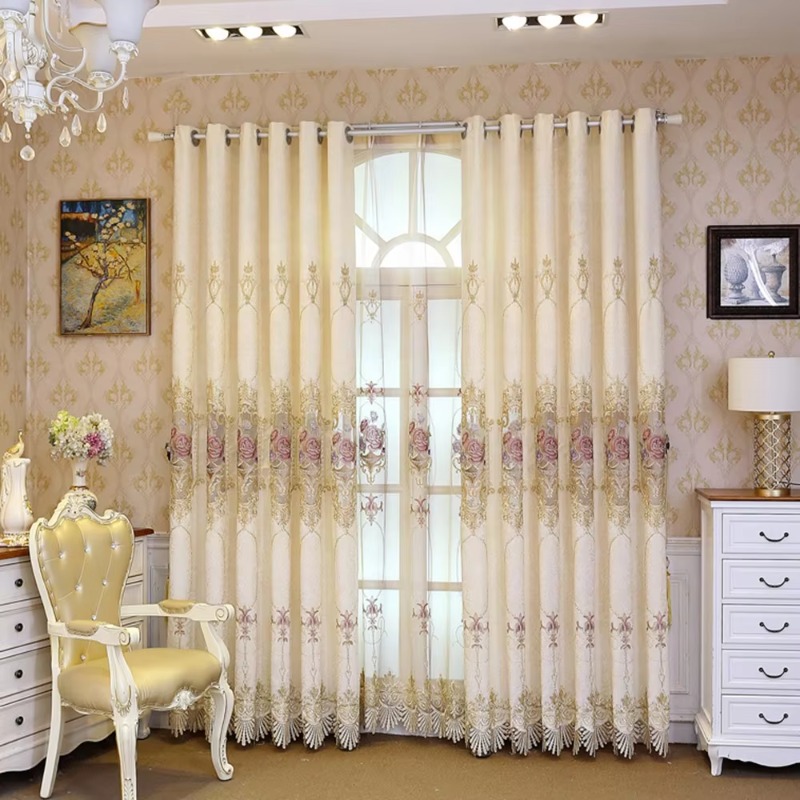 Curtain Textiles Beige Color H - огляд і ціна Home Textiles Luxury Curtains